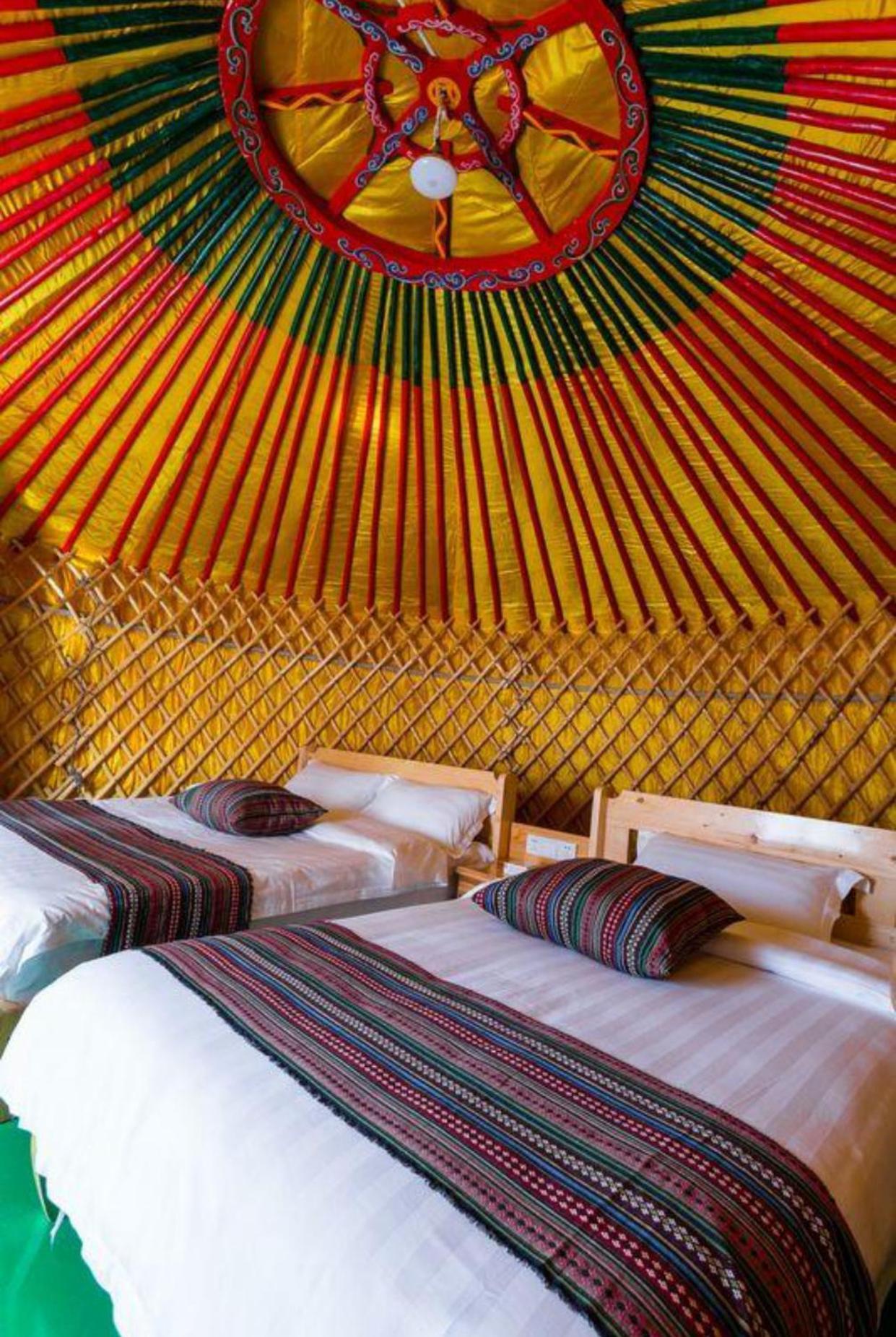 Hotel Kaoshan Tent Zhangye Exterior foto