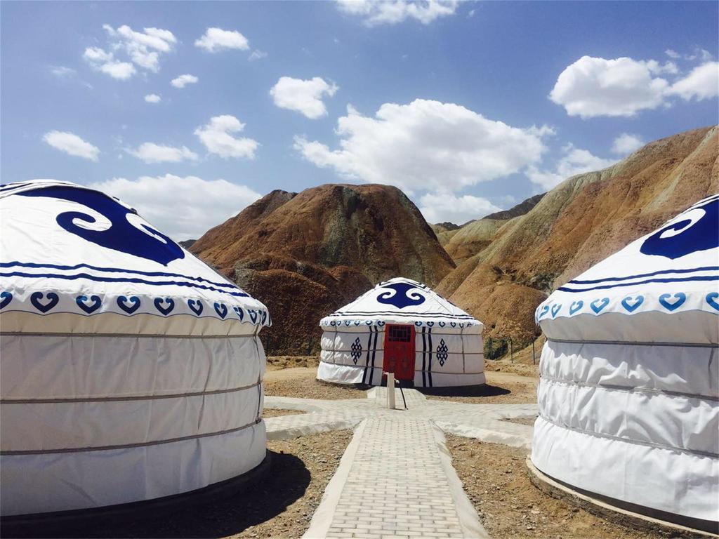 Hotel Kaoshan Tent Zhangye Exterior foto