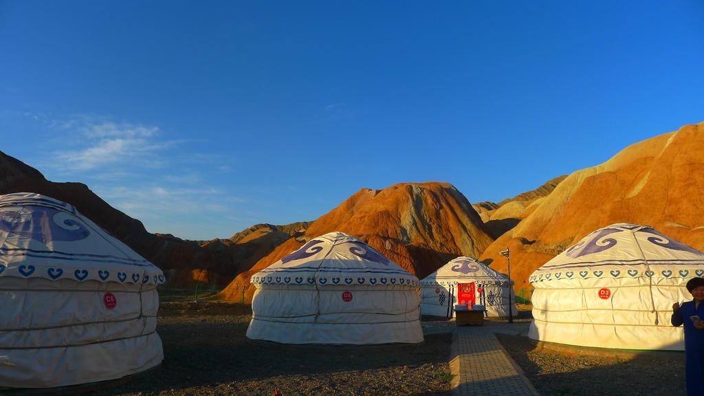 Hotel Kaoshan Tent Zhangye Exterior foto