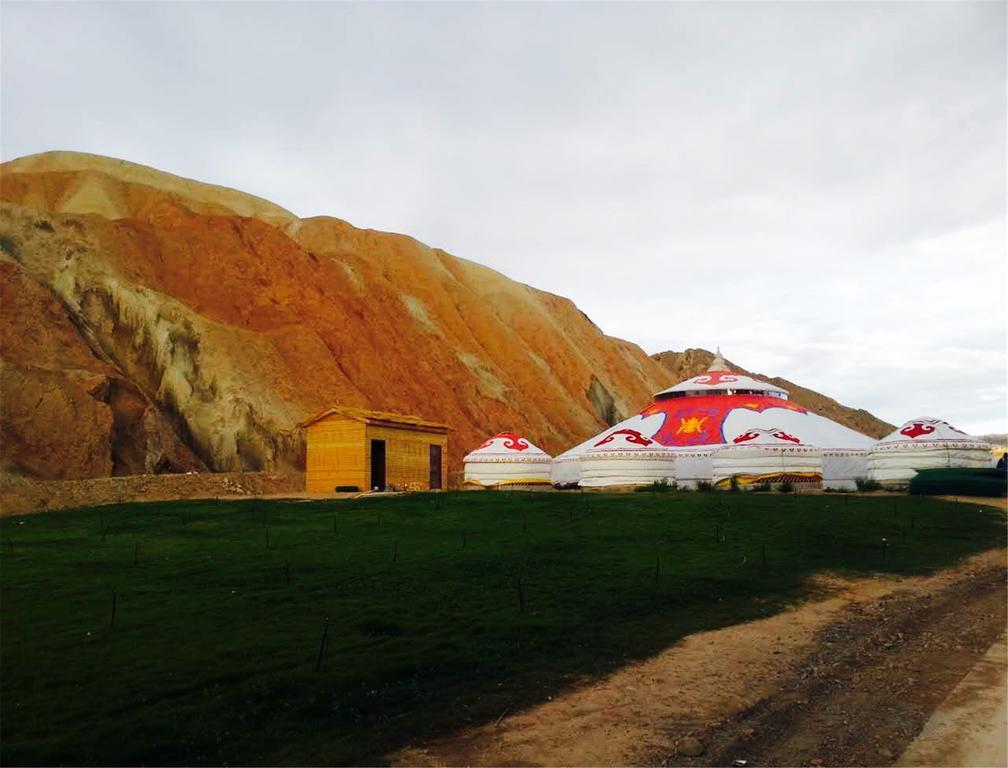 Hotel Kaoshan Tent Zhangye Exterior foto