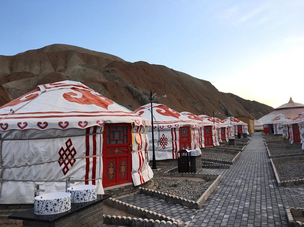 Hotel Kaoshan Tent Zhangye Exterior foto